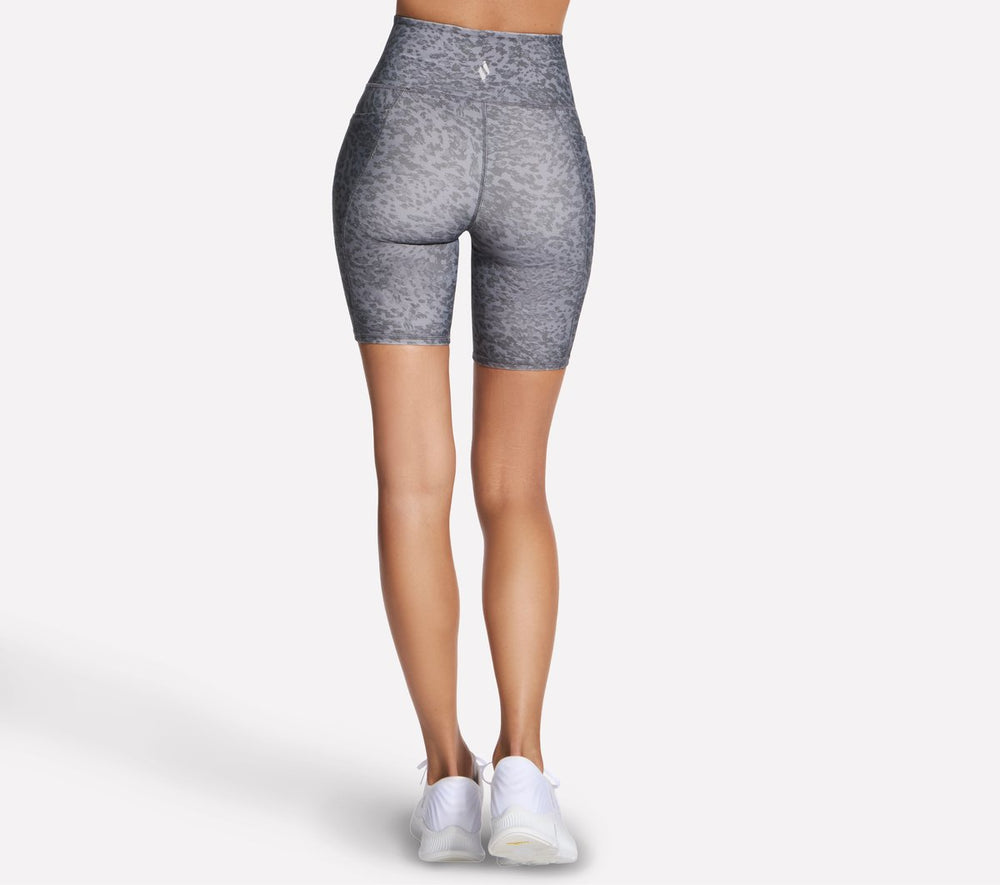 GO FLEX Printed High Waisted 8 Inch Bike Short
